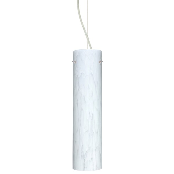 Besa Lighting Stilo 16 Cord Pendant, Carrera, Satin Nickel Finish, 1x100W Incandescent 1KX-722419-SN - main